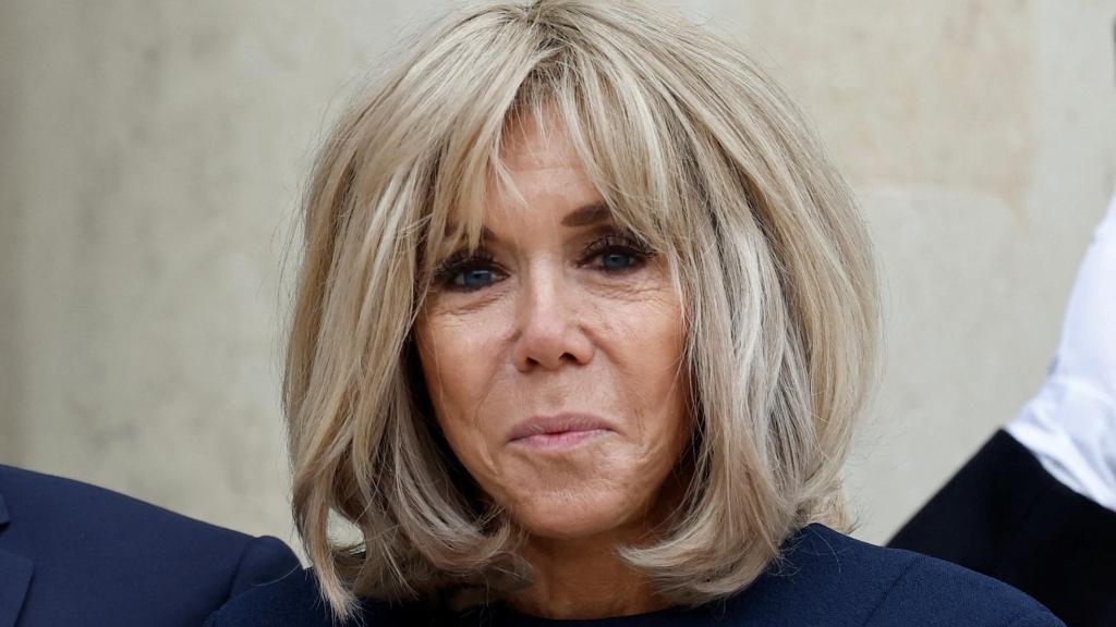 Brigitte Macron junto a su marido, el presidente de Francia, el pasado 8 de octubre.