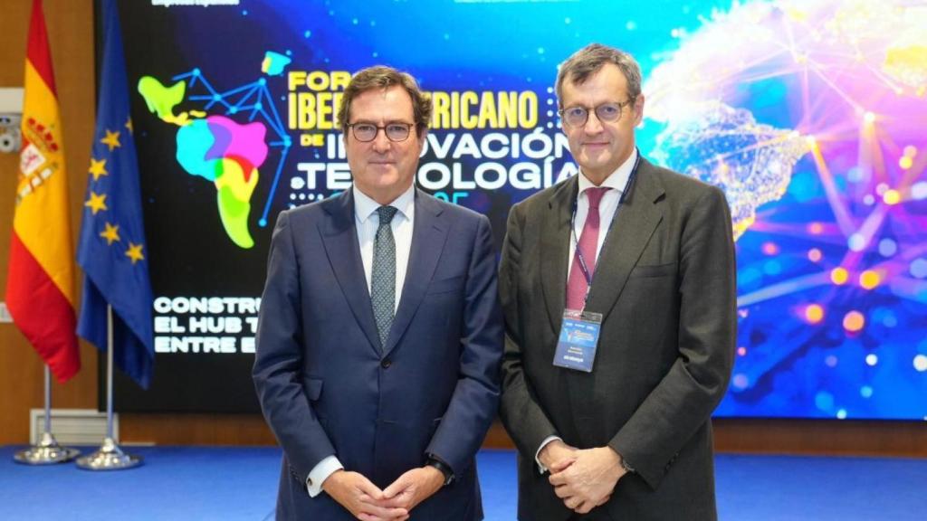 El presidente de la CEOE durante el Foro Iberoamericano de Innovación y Tecnología.