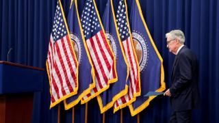 Jerome Powell, presidente de la Reserva Federal de EEUU, tras la reunión del Comité Federal de Mercado Abierto (FOMC) del 17 de septiembre.