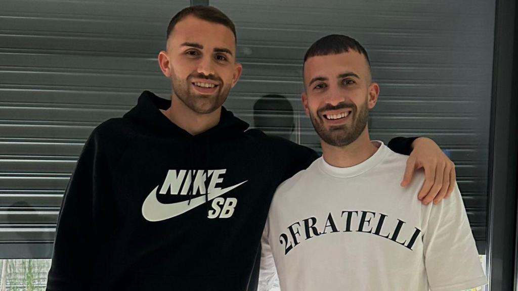 Borja Mayoral (izquierda) y Cristian (derecha).