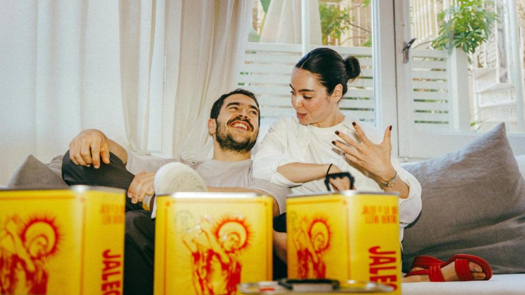 Marta Colombas e Iván Ortega, detrás de la creación del aceite de oliva virgen extra Jaleo.