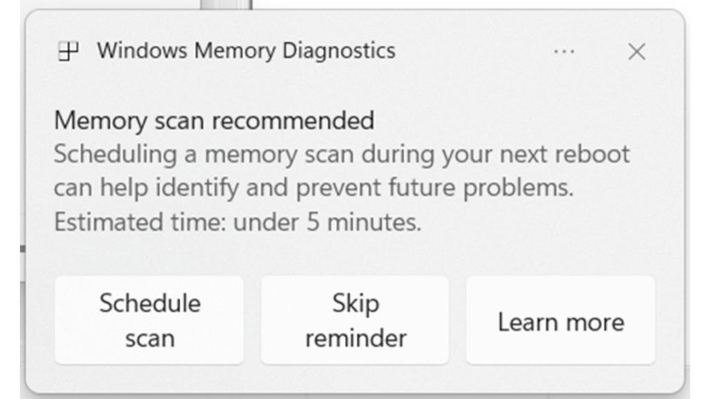 El nuevo escáner de memoria proactivo de Windows 11