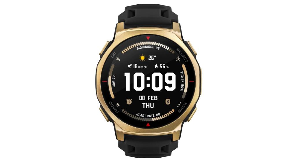 Amazfit T-Rex 3 Pro en negro-dorado