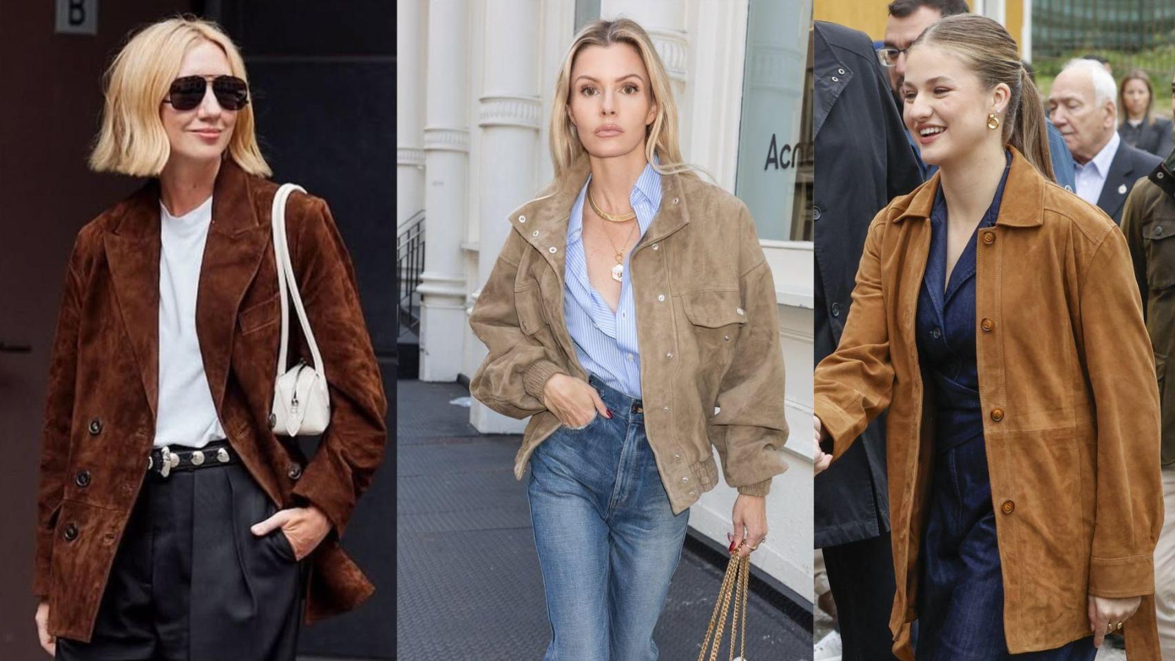 Expertas en moda y la Princesa, en un 'collage' de Magas.