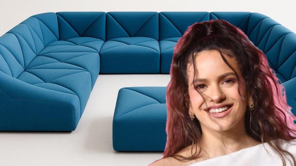 El sofá favorito de Rosalía.