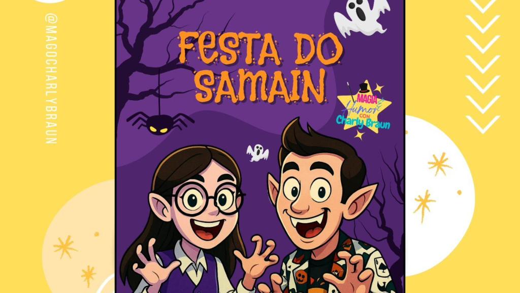 Cartel del espectáculo de 2025 del Mago Charly Braun