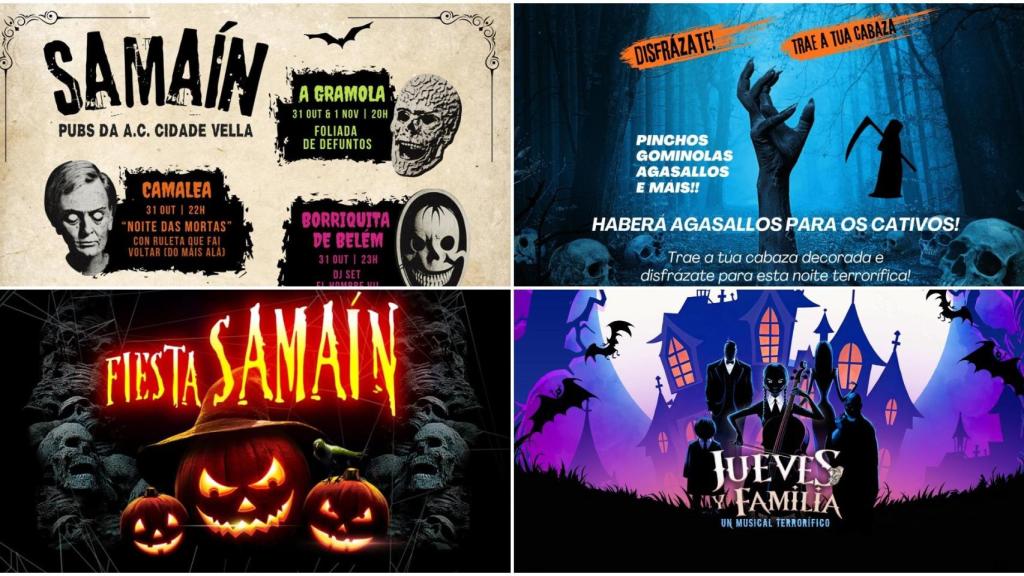 Todos los planes de Halloween 2025 en Santiago de Compostela que no te dejarán dormir