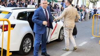 El exsecretario de Organización del PSOE Santos Cerdán a su llegada a declarar en el Tribunal Supremo, a 30 de junio de 2025.
