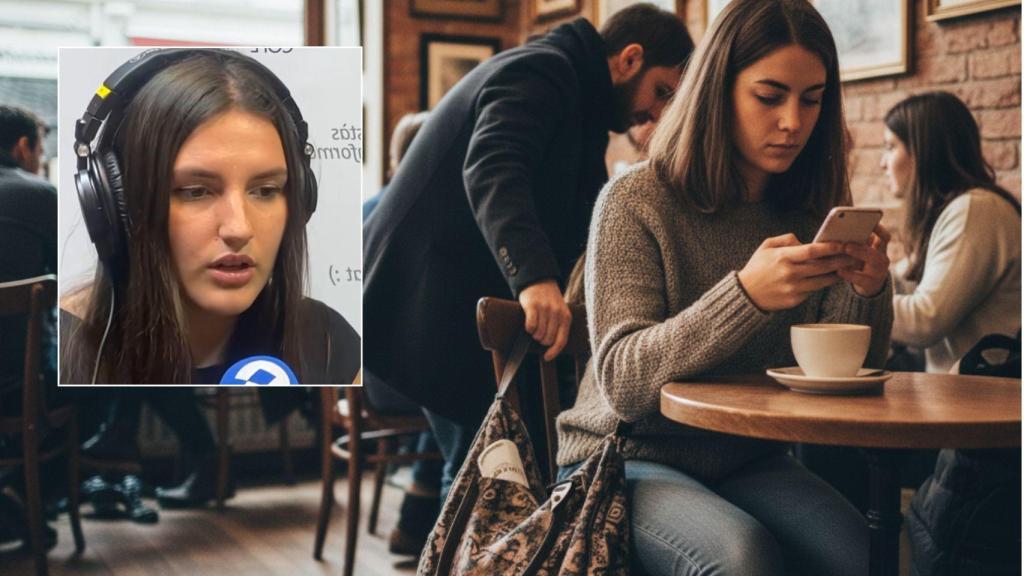 La joven fue víctima de un robo.