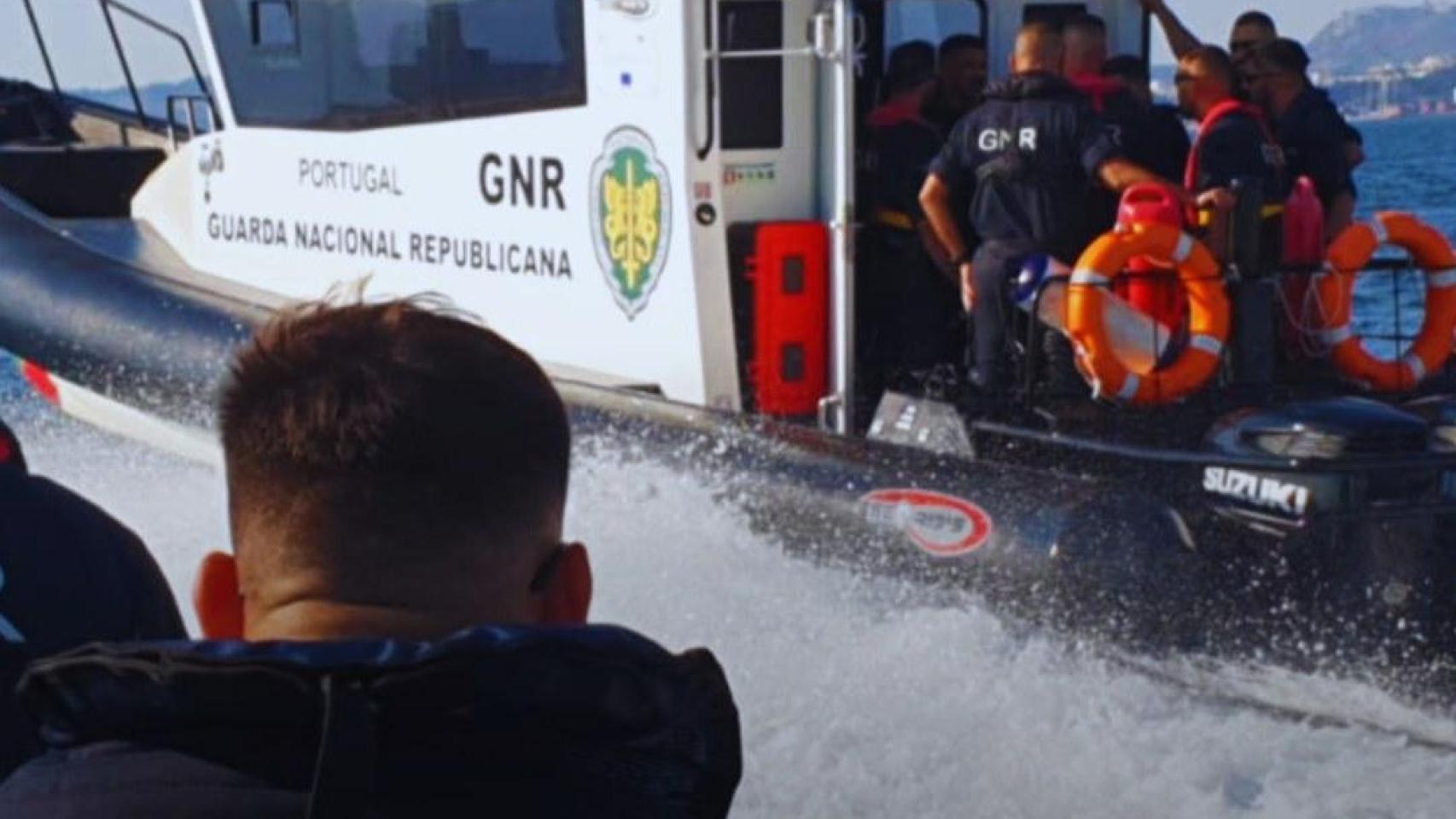 Una lancha de la Guardia Nacional Republicana en una foto de archivo.