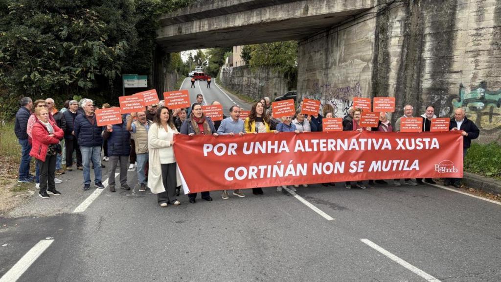 Imagen de la protesta.