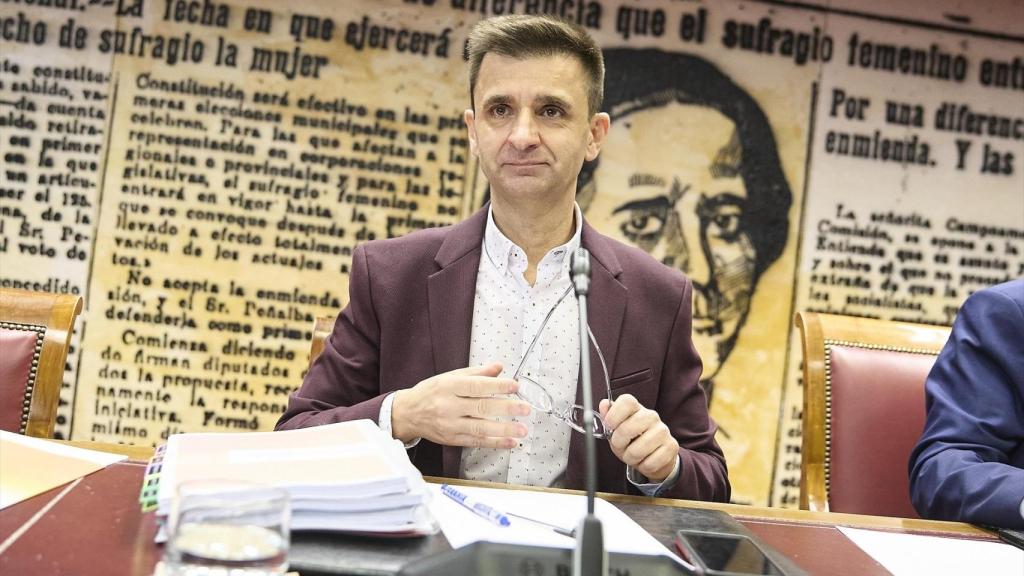 José Pablo López en su comparecencia en la Comisión Mixta de Control Parlamentario de la Corporación RTVE y sus Sociedades en el Senado.