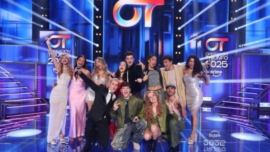 Los chicos de 'Operación Triunfo 2025', en la gala 6.