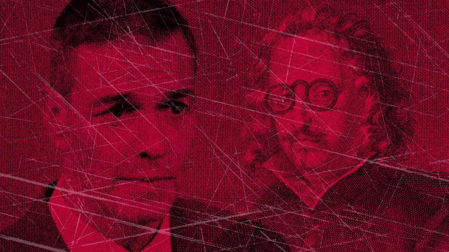 Pedro Sánchez y Francisco de Quevedo. Diseño: Rubén Vique