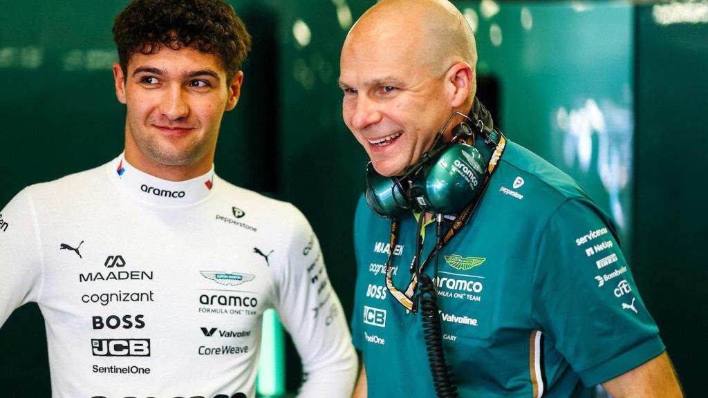 Jak Crawford, en el box de Aston Martin