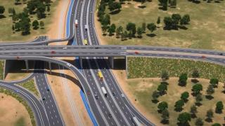 Proyecto de autopista de Sacyr en Chile.