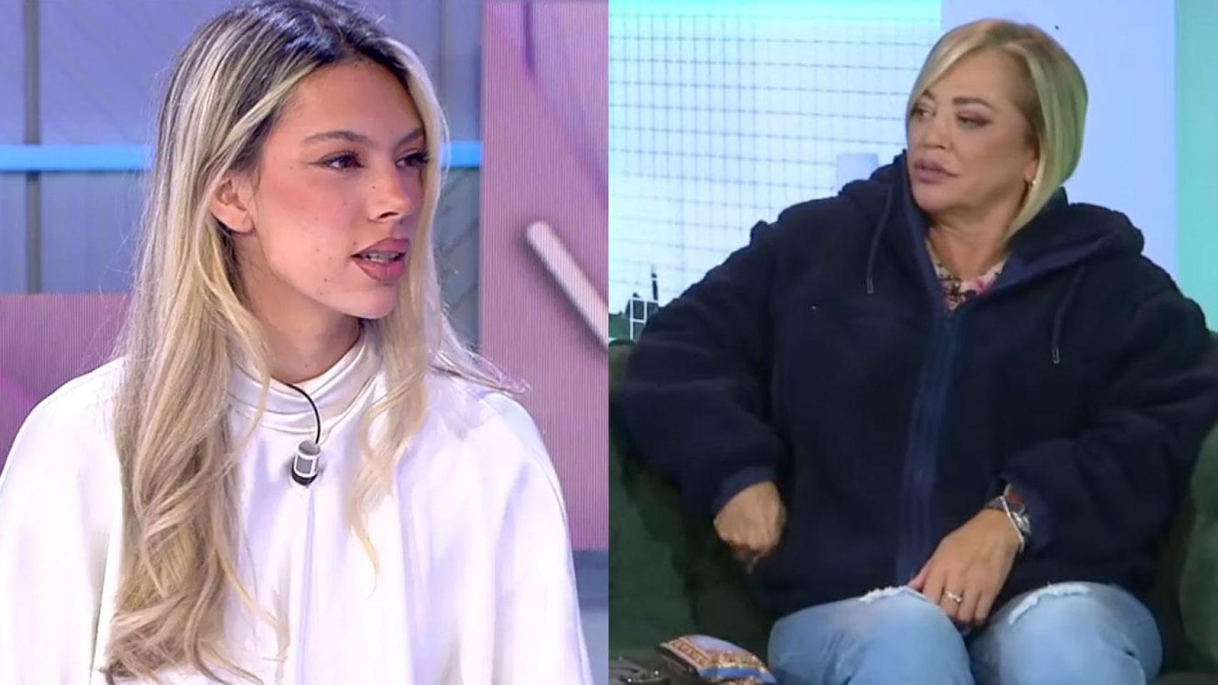 Alejandra Rubio y Belén Esteban, en imágenes de 'Vamos a ver' y 'No somos nadie'.