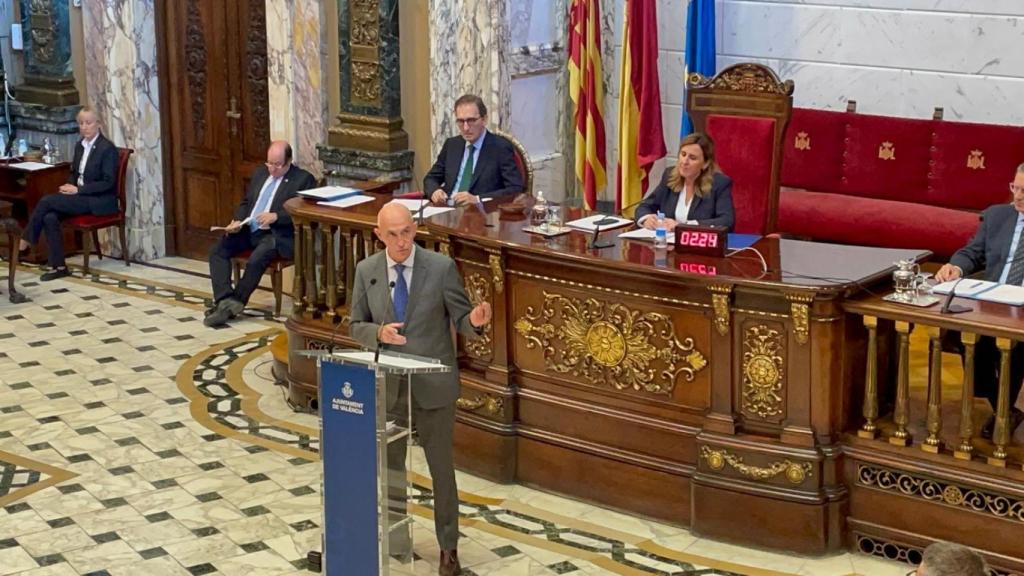 José Gosálbez, portavoz de Vox en el Ayuntamiento de Valencia. EE