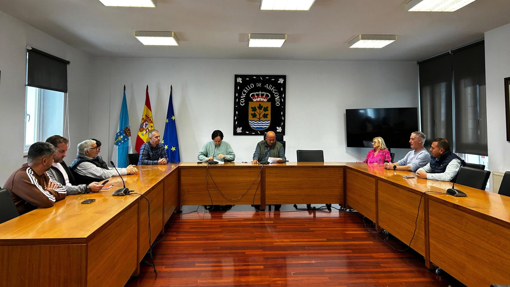 Imagen del pleno extraordinario octubre de Abegondo.