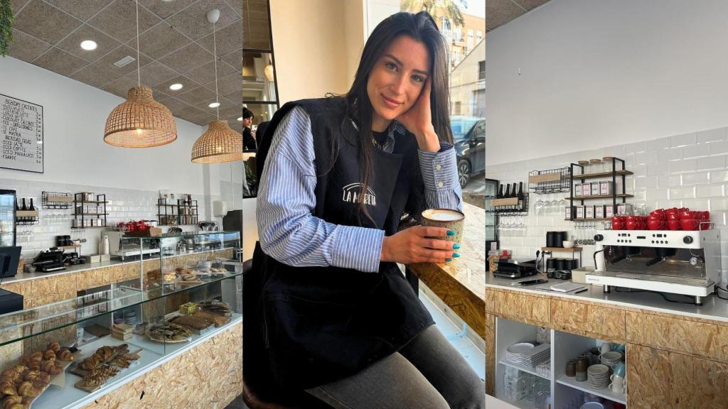 Mar Pastor tomando un café de especialidad en La Mareta, @lamaretapaiporta en Instagram.