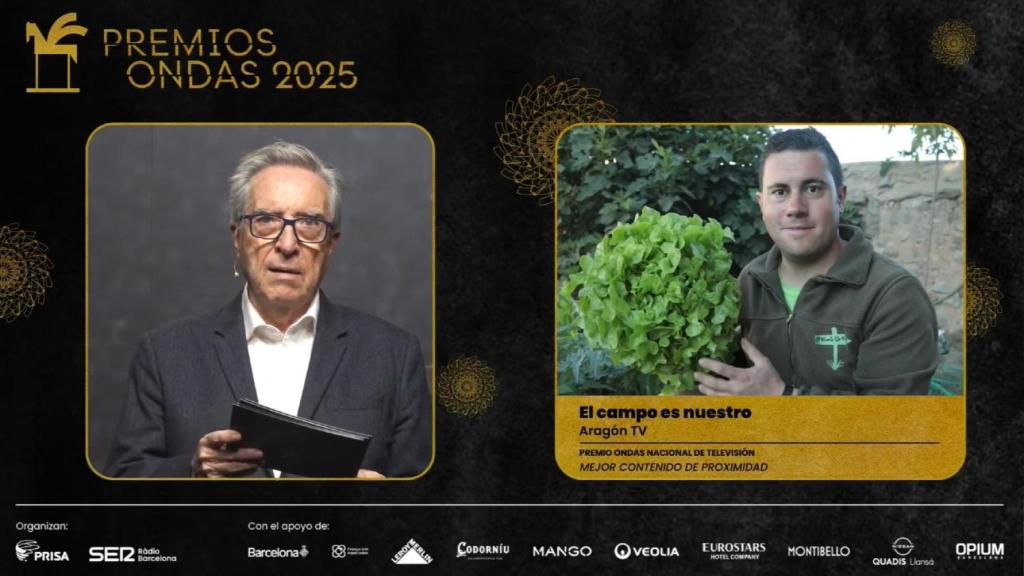 El programa 'El campo es nuestro' de Aragón TV gana el Premio Ondas 2025 a mejor contenido de proximidad