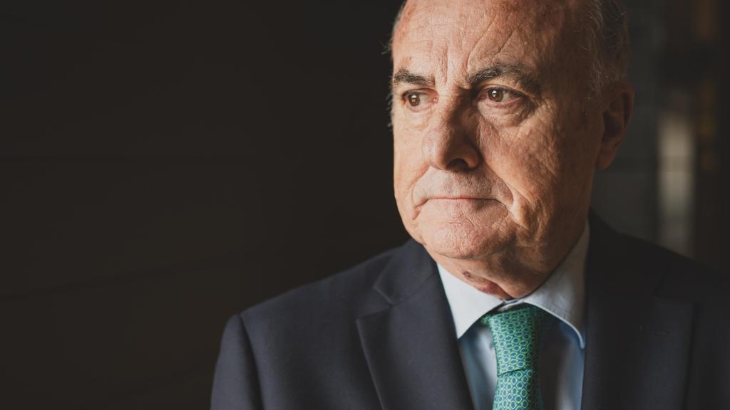 Manuel García-Castellón, tras su entrevista con EL ESPAÑOL.