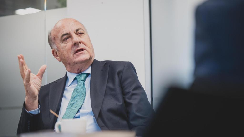 Un momento de la entrevista.