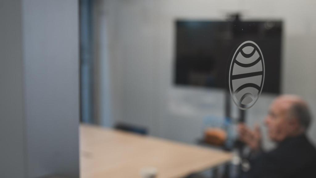 Entrevista a García-Castellón, en la sede de Planeta.