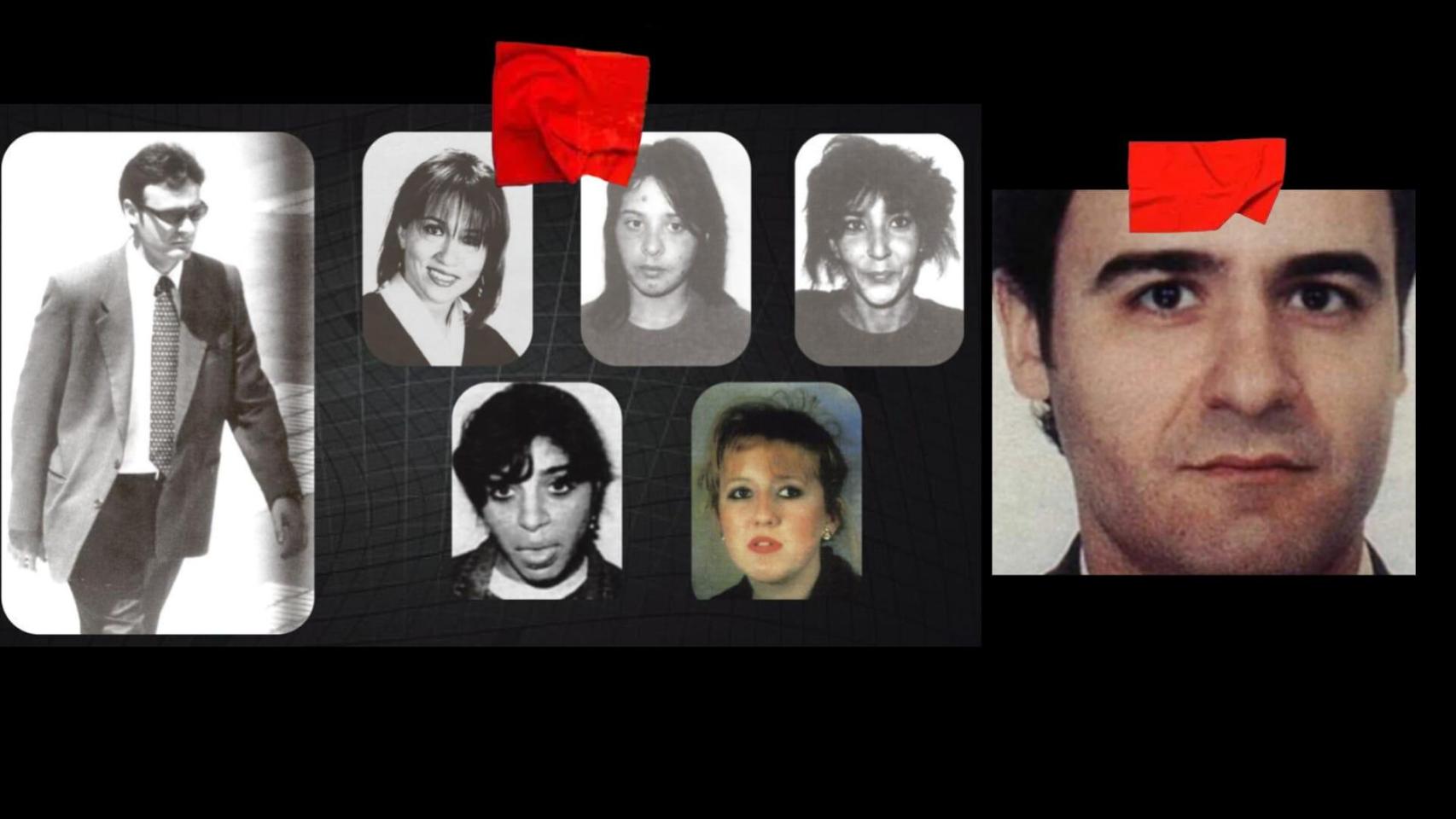 Retrato de Ferrándiz y sus víctimas.