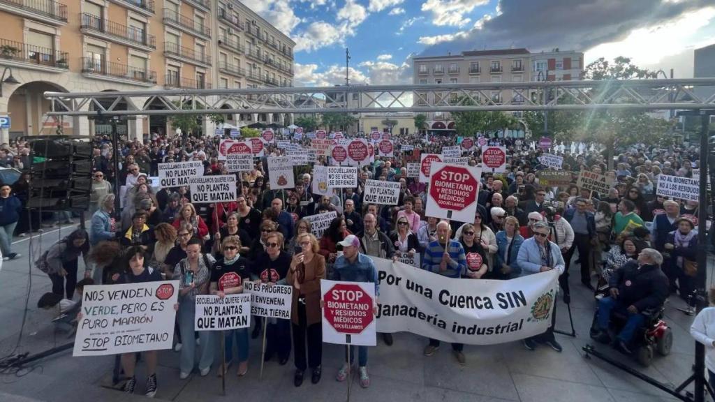 Manifestaciones de las plataformas contrarias a las plantas de biometano y a la de residuos sanitarios de Athisa.