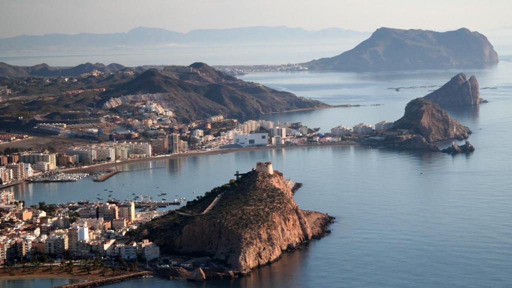 Vista aérea de Águilas.