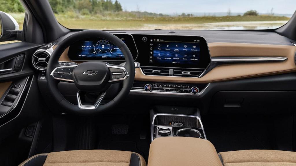 Interior del Chevrolet Equinox