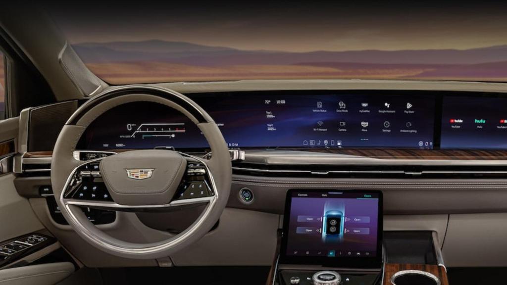 Interior del Cadillac Escalade 2025