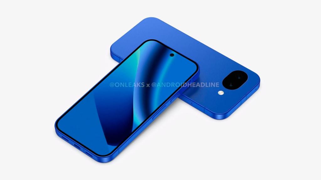 Render filtrado del Google Pixel 10a