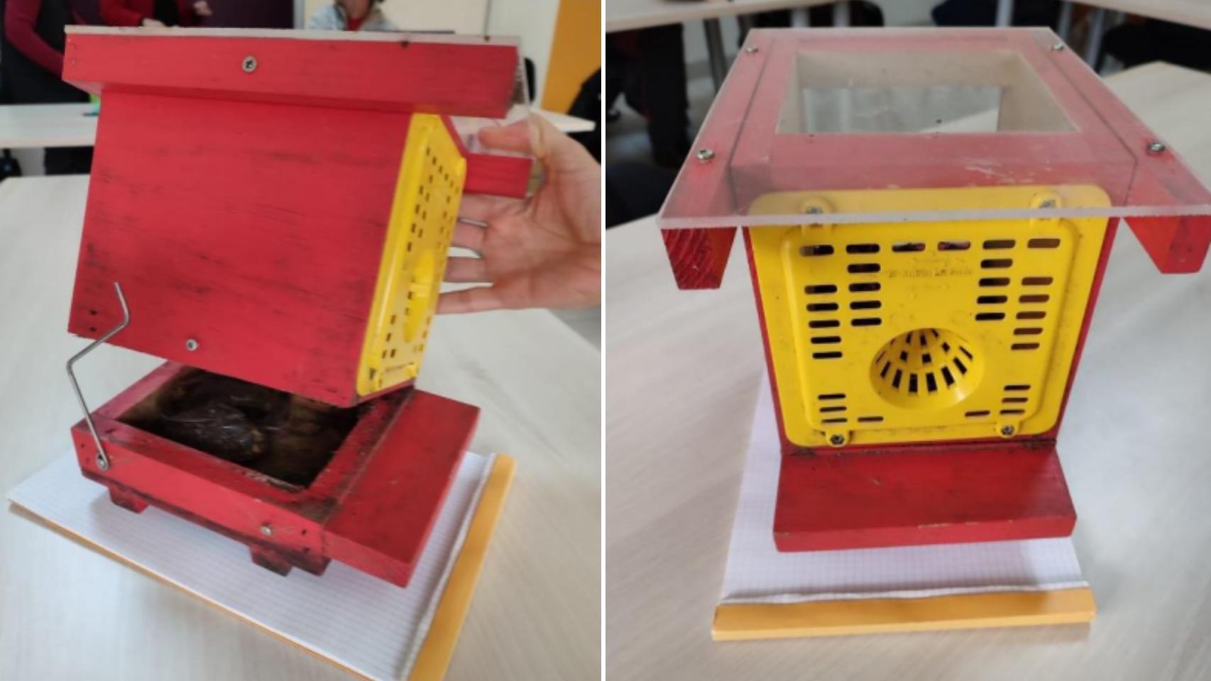 La trampa Robida para avispas asiáticas.