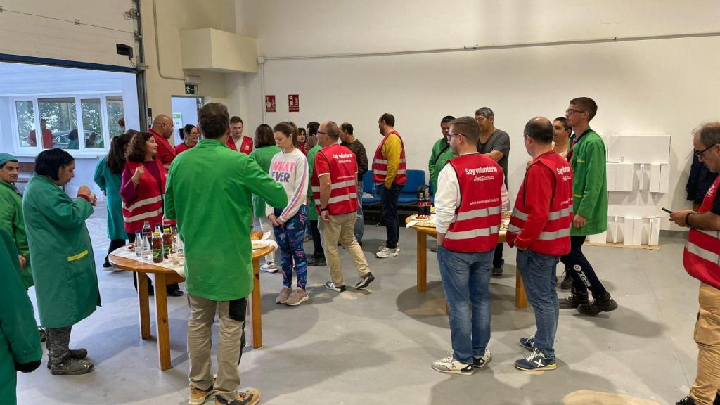 Jornada de voluntarios de Coca-Cola en Cangas.