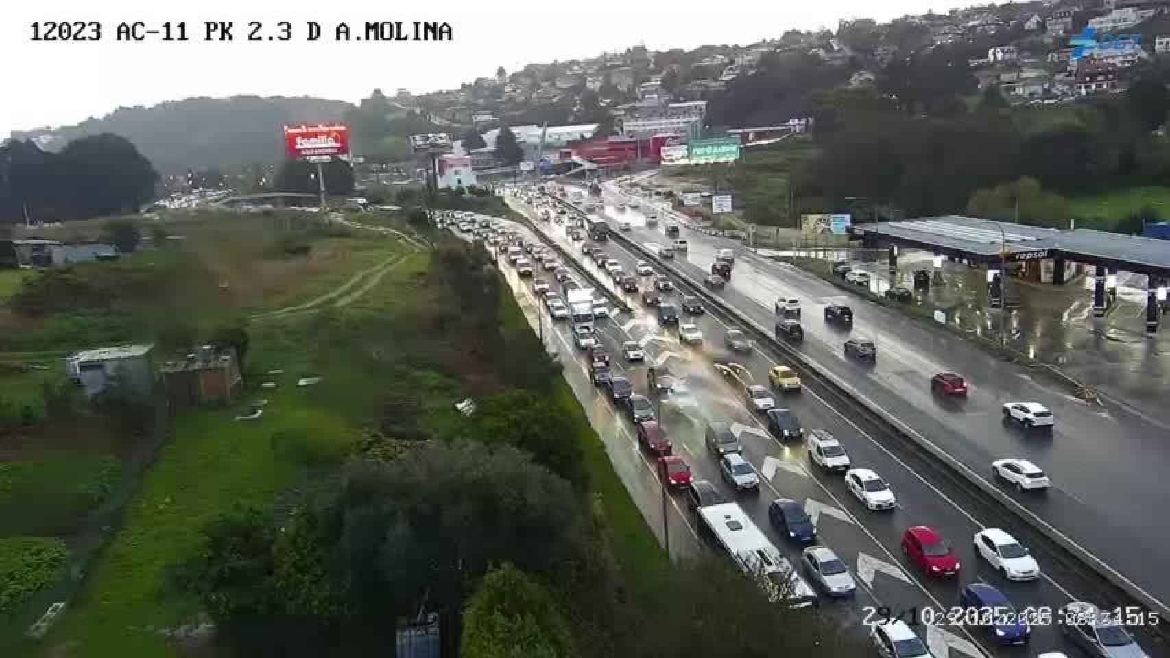 Atasco en Alfonso Molina