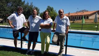 Los socios de la cooperativa Puerta del Campo en sus instalaciones de la provincia de Segovia