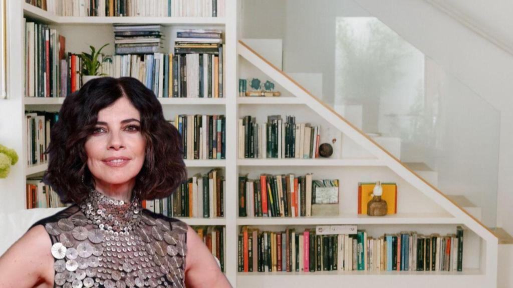 Maribel Verdú y una recreación de parte de su casa.