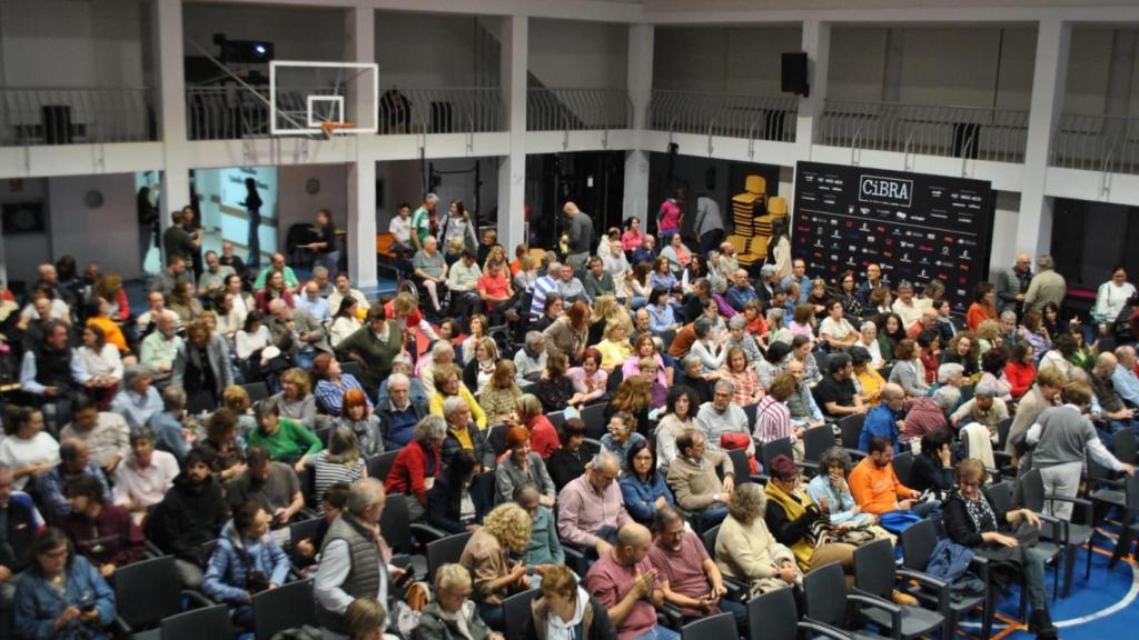 Preestreno con Javier Veiga.