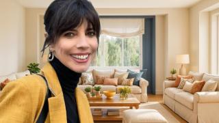 Maribel Verdú en su casa.