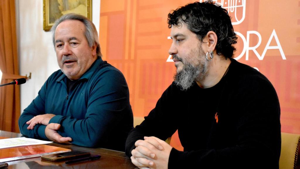 El alcalde de Zamora, Francisco Guarido y el concejal de Hacienda, Recaudación, Rentas, Intervención y Tesorería, Diego Bernardo