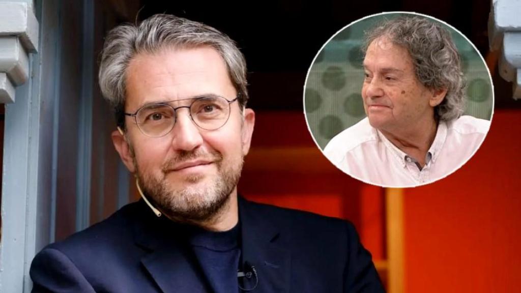 Máximo Huerta junto al artista Joselito en un fotomontaje de EL ESPAÑOL.