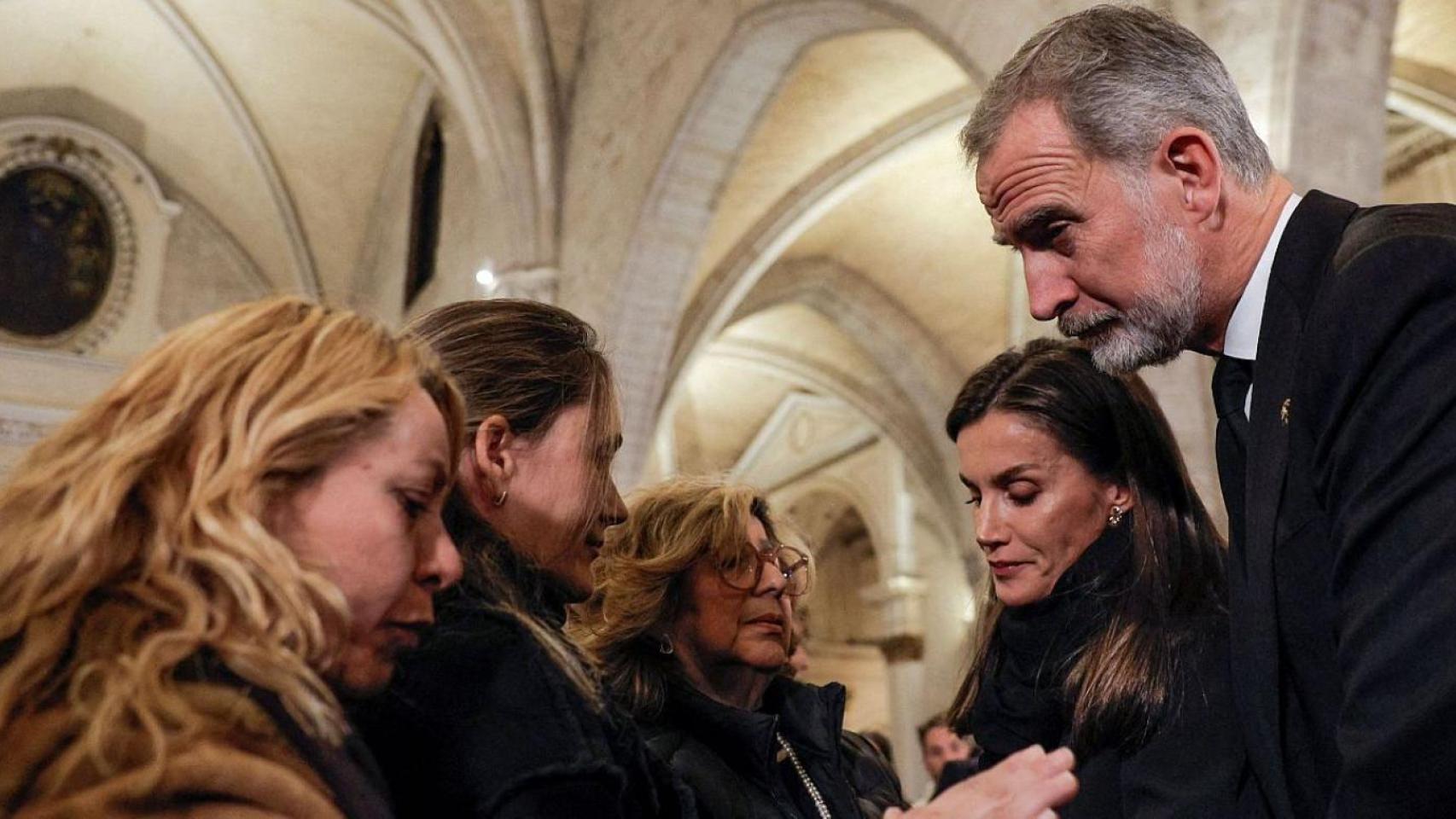 Los Reyes en la misa funeral por las víctimas de la dana. Jorge Gil / EP