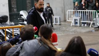 El exgerente del PSOE, Mariano Moreno, este miércoles a su llegada al Tribunal Supremo.