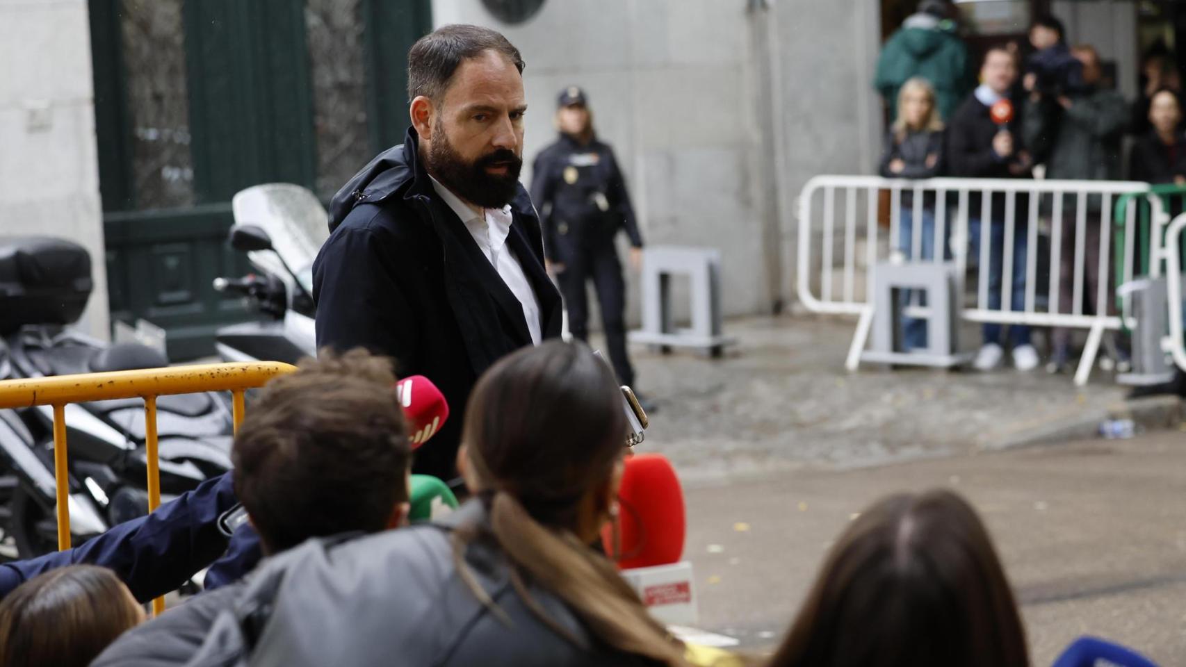 El exgerente del PSOE, Mariano Moreno, este miércoles a su llegada al Tribunal Supremo.