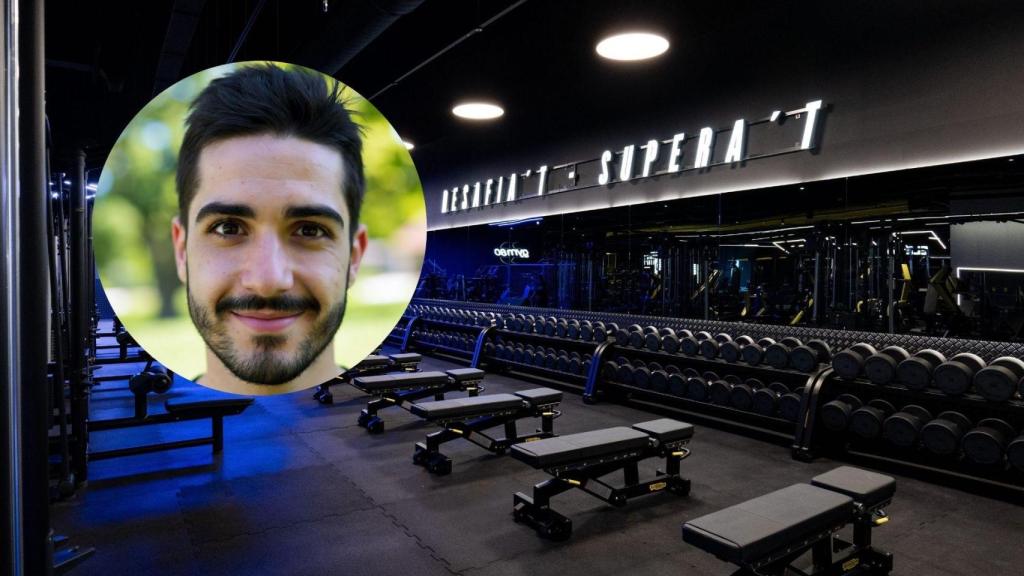Alberto combina su trabajo en gimnasios y como entrenador personal para poder llegar bien a fin de mes