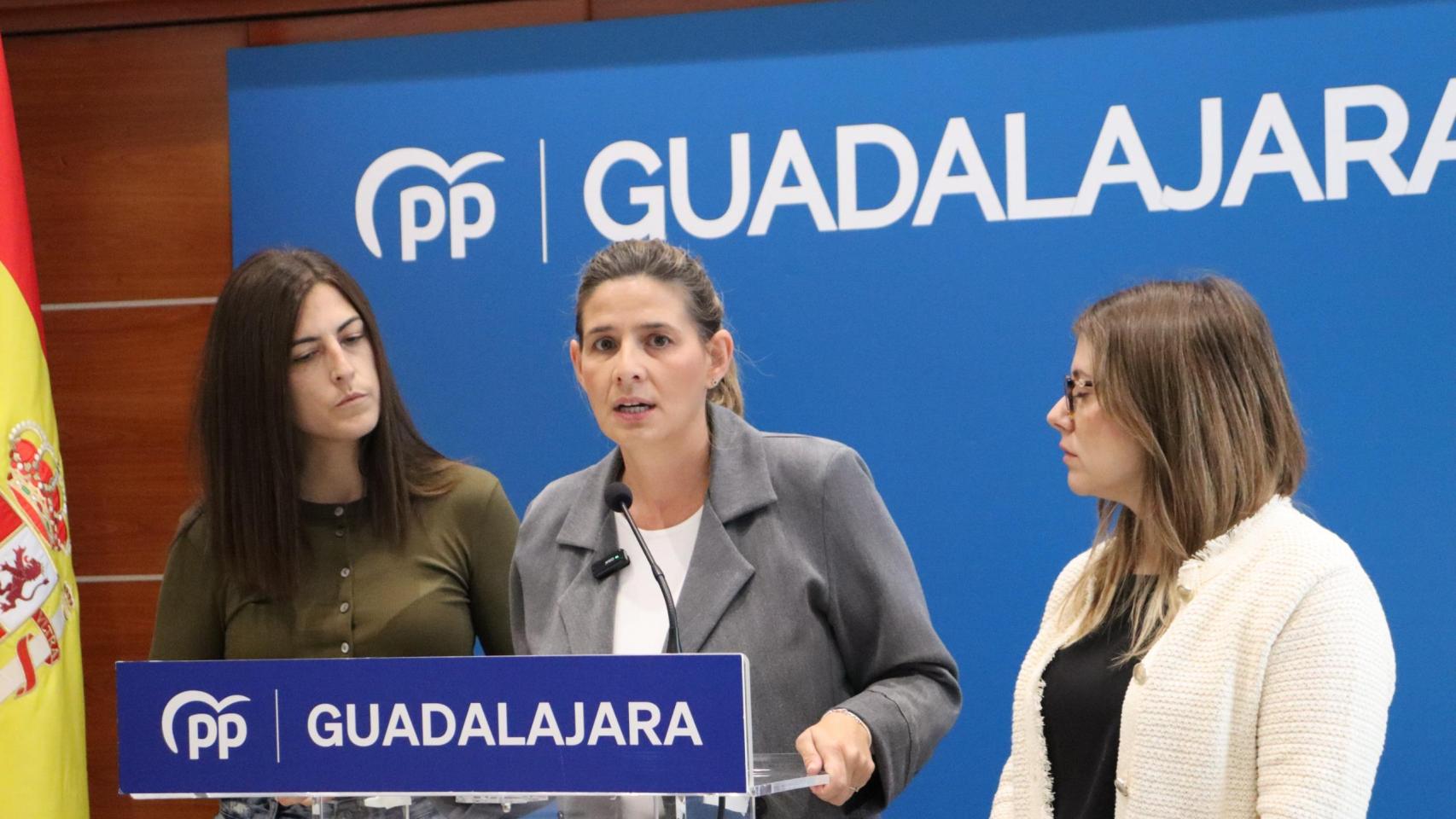 Carolina Agudo en rueda de prensa.