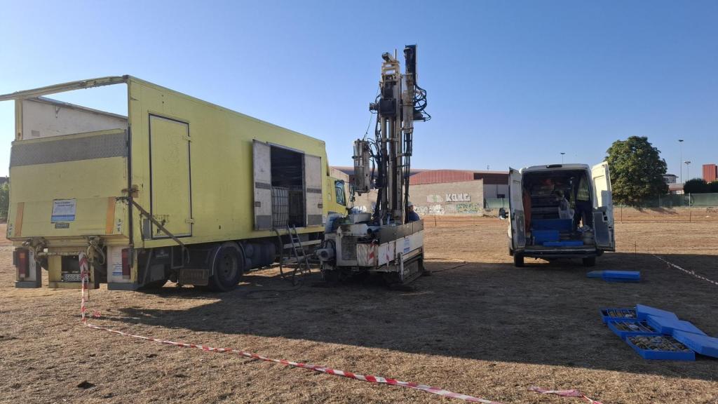 Los estudios geotécnicos del terreno de la futura Facultad de Medicina de la Universidad de León