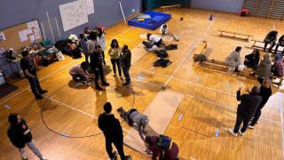 Cierre en el IES Catabois, en Ferrol, a 28 de octubre de 2025.